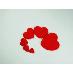 Komplet serduszków do sesji fotograficznej noworodkowej