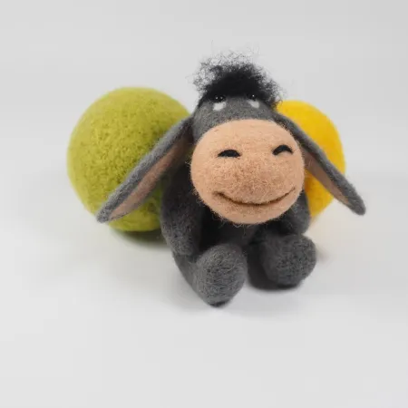 Osiołek osioł filcowe do fotografii noworodkowej