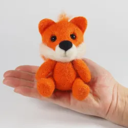 Lisek filcowy do fotograficzni noworodkowej