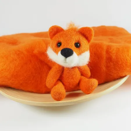 Lisek filcowy do fotograficzni noworodkowej