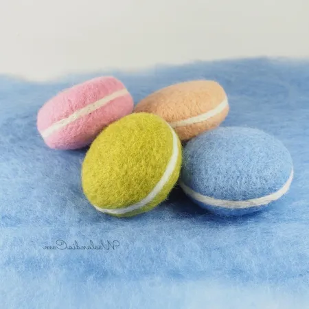 BŁĘKIT - Chmurka wełniana do wypełnienia koszy do sesji noworodkowej