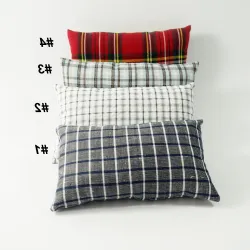 Poduszki w kratkę do sesji fotograficznej noworodkowej