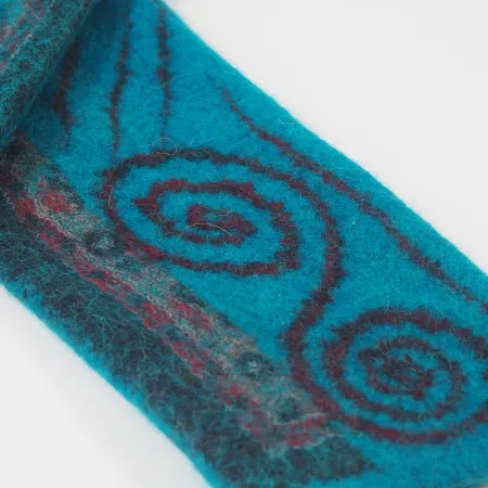 Mitenki w kolorze zieleni morskiej