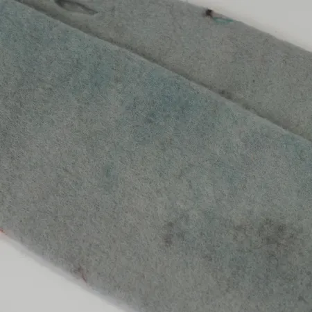 Mitenki filcowe jasno szare ze wzorami z wiskozy