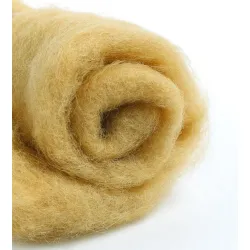 Wełna chmurka w błamie do filcowania PIASEK