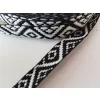 Taśma tasiemka aztecki etno boho folk 12mm dwustronna