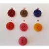 Guziki kolorowe plastykowe 15 mm