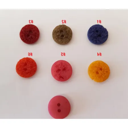 Guziki kolorowe plastykowe 15 mm