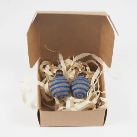 Opakowanie eko pudełko kraft Handmade 6,5x6,5cm