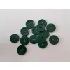 Guziki plastykowe 20 mm Butelkowa zieleń