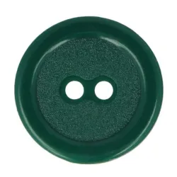 Guziki plastykowe 20 mm Butelkowa zieleń