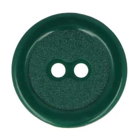 Guziki plastykowe 20 mm Butelkowa zieleń