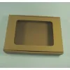 Eko pudełko opakowanie kraft Okienko 200x200x70mm
