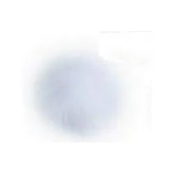 Pompon do czapki eko futra lis futrzany Biały