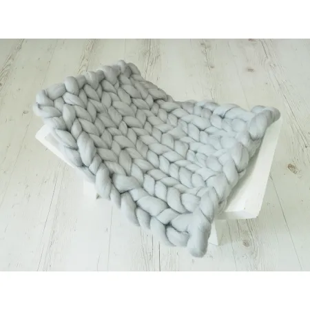 HIT! Kocyk czesankowy do sesji noworodkowej 35x45cm ponad 70 kolorów