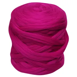 Wełna czesankowa CYKLAMEN #13 do filcowania i wyplatania koców