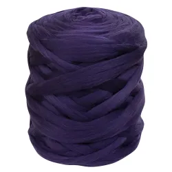 Wełna czesankowa FIOLET #16 do filcowania i wyplatania koców