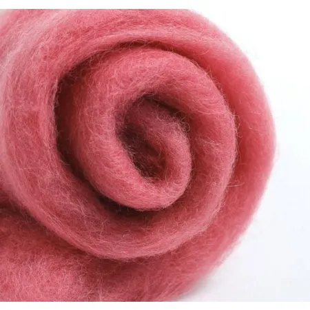 Wełna nowozelandzka w błamie do filcowania BRZOSKWINIA