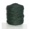 Wełna czesankowa BUTELKOWA ZIELEŃ #28 do filcowania i wyplatania koców
