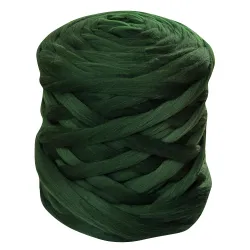 Wełna czesankowa BUTELKOWA ZIELEŃ #28 do filcowania i wyplatania koców