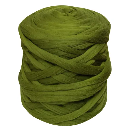 Wełna czesankowa LIMONKA #32 do filcowania i wyplatania koców