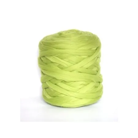 Wełna czesankowa JASNY ZIELONY #29 do filcowania i wyplatania koców