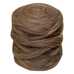 Wełna czesankowa MELANŻ BRAZOWY-ŻÓŁTY #50