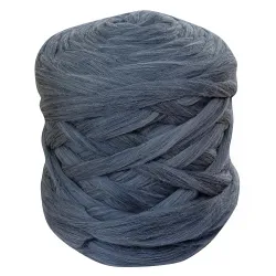 Wełna czesankowa MELANŻ NIEBIESKI #44 do filcowania i wyplatania koców