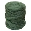Wełna czesankowa MELANŻ ZIELONY #47 do filcowania i wyplatania koców