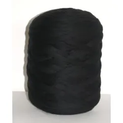 Wełna czesankowa Mini polska CZARNY