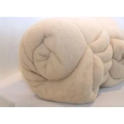 Gruba włóknina wełniana do filcowania BEŻ