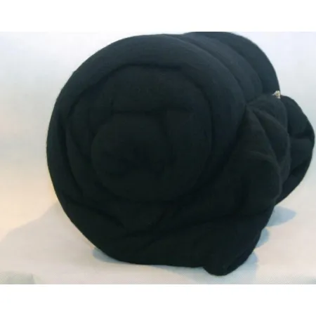 Gruba włóknina wełniana do filcowania CZARNY