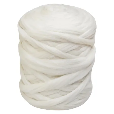 Wełna czesankowa merynos 22-24mic BIAŁY KREMOWY ECRU