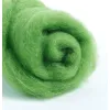 Wełna nowozelandzka w błamie do filcowania ZIELONE JABŁKO