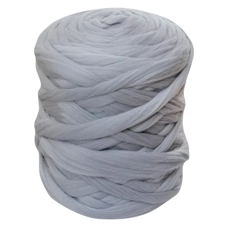 Wełna czesankowa merynos 22-24mic JASNY SZARY