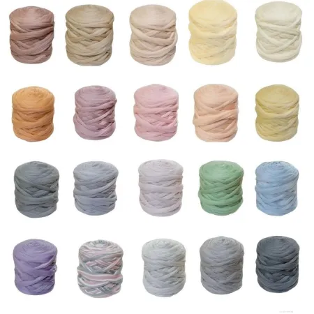 Wełna czesankowa polska Zestaw PASTELOWY 20 kolorów