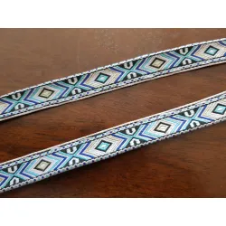 Tasiemka taśma aztecki etno boho folk 18mm żakardowa