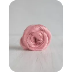 Czesanka wiskozy do filcowana RÓŻOWY