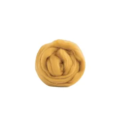 Wełna czesankowa  19mic MIODOWY merynos australijski