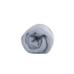 Wełna czesankowa merynos australijski 19mic JASNY SZARY