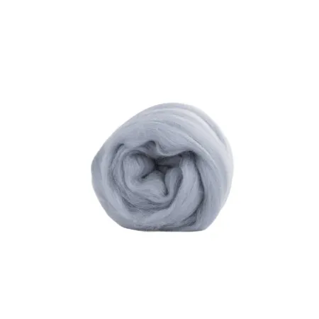 Wełna czesankowa merynos australijski 19mic JASNY SZARY
