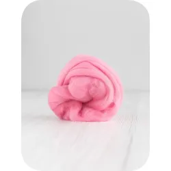 Wełna czesankowa merynos australijski 19mic RÓŻ PUDROWY