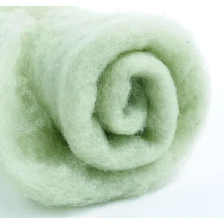 Wełna merynos w błamie do filcowania MIĘTA