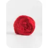Czesanka wiskozy do filcowana CZERWONY