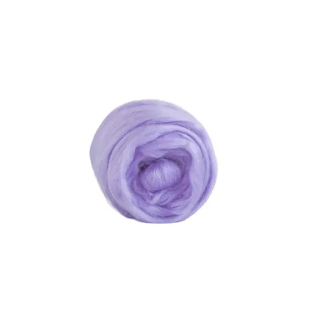 Czesanka wiskozy do filcowana LAWENDA