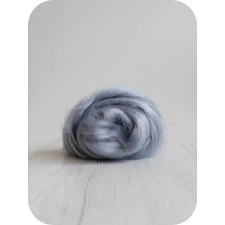 Czesanka wiskozy do filcowana SZARY