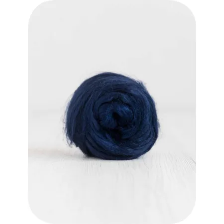 Czesanka wiskozy do filcowana GRANATOWY