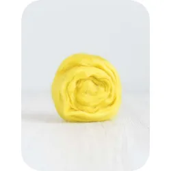 Czesanka wiskozy do filcowana ŻÓŁTY