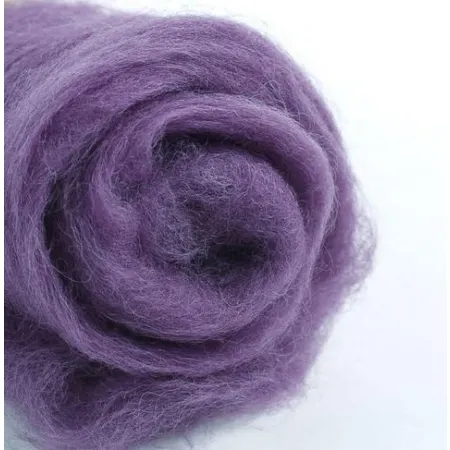 Wełna merynos w błamie do filcowania JASNY WRZOS #414