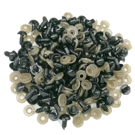 Zestaw bezpiecznych oczy oczek Czarny 5-16mm maskotek Amigurumi